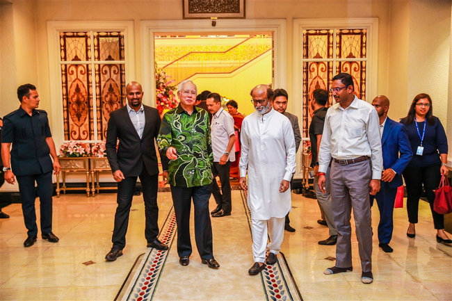 Rajinikanth Meet Malaysian Prime Minister Stills